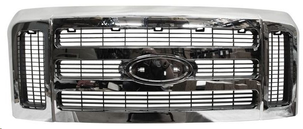 PARRILLA FD SUPER DUTY 08-10 CROMADA