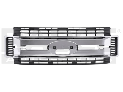 PARRILLA FD SUPER DUTY 17-19 C/MOLDURA CROMADA F-250/F-350 KING RANCH/LARIAT/PLATINUM/XL/XLT/XL PLUS V8 8CILINDROS 6.2/6.7L 2/4 PUERTAS