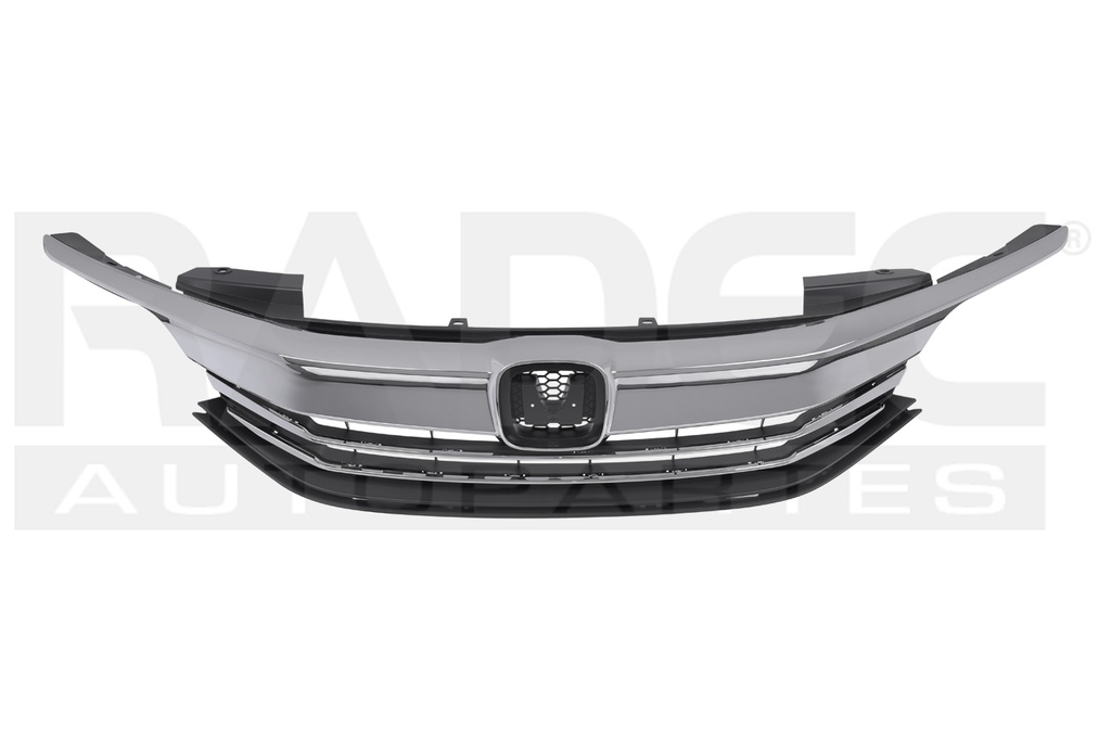 PARRILLA HD ACCORD 16-17 C/MOLDURA CROMADA LX/EX/EXL/SPORT/TOURING L4/V6 4/6 CILINDROS 2.4/3.5L 2/4 PUERTAS