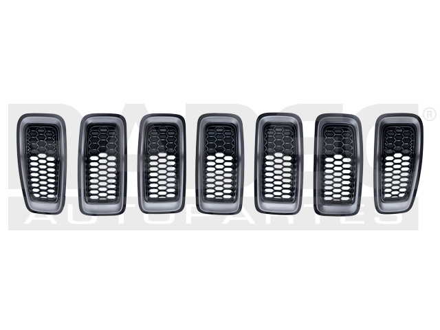 PARRILLA JP CHEROKEE 14-18 7 PIEZAS GRIS