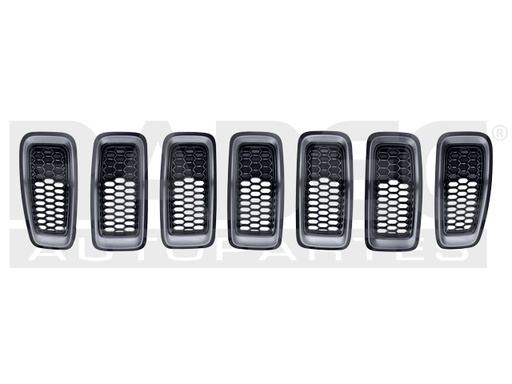 PARRILLA JP CHEROKEE 14-18 7 PIEZAS GRIS