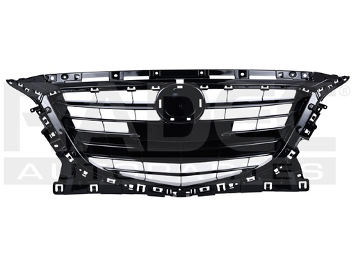 PARRILLA MZ 3 14-16 NEGRA S/MOLDURA