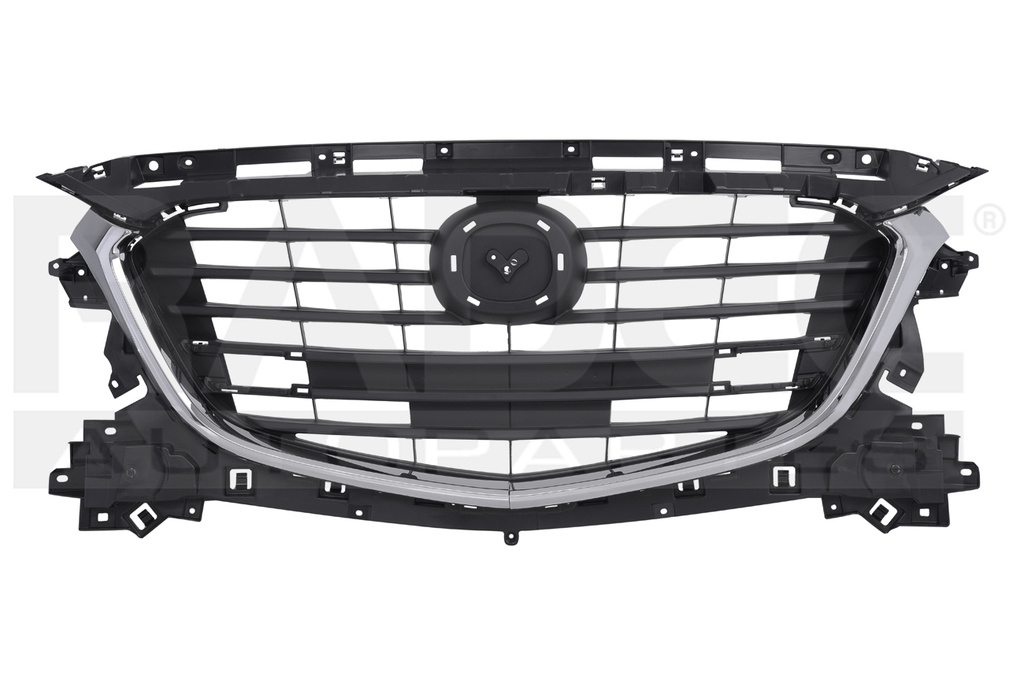 PARRILLA MZ 3 17-18 F/CROMADO I/G/GS/GX/TOURING L4 4 CILINDROS 2.0L 4/5 PUERTAS
