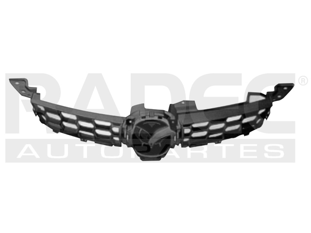 PARRILLA MZ CX7 07-09 NEGRA