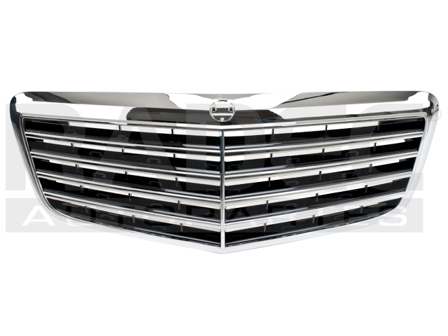 PARRILLA MC CLASE E 07-09 CROMADA C/NEGRO