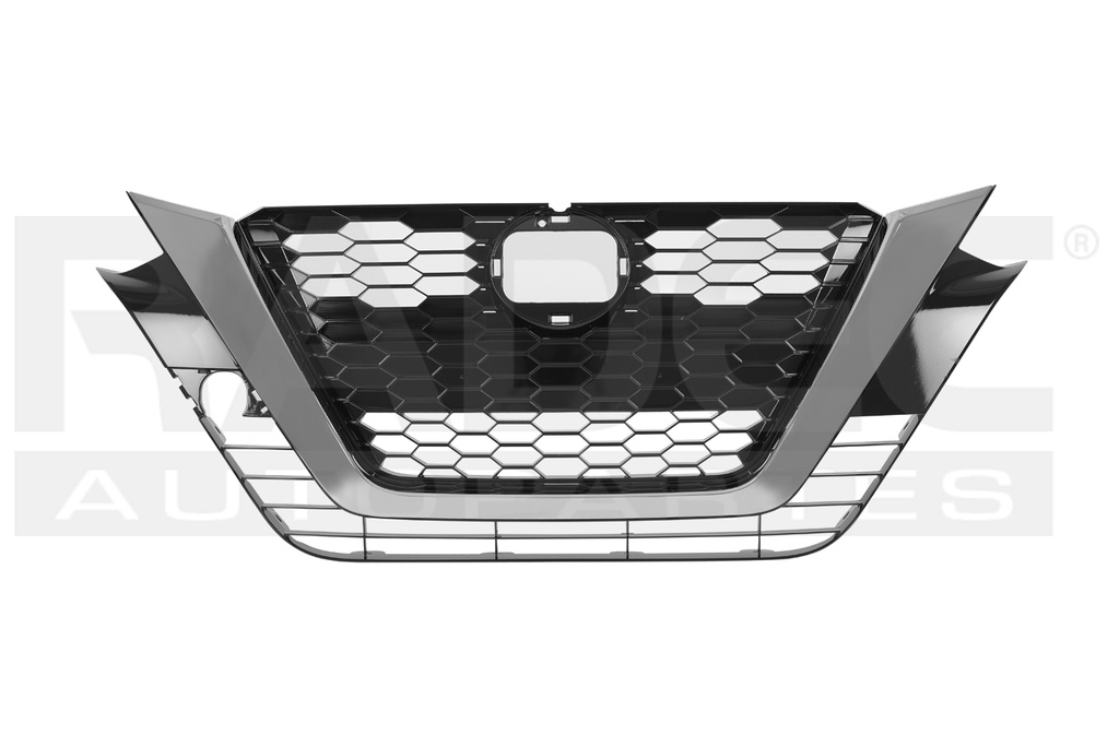 PARRILLA NS ALTIMA 19-22 C/MOLDURA CROMADA C/HOYO P/CAMARA ADVANCE/EXCLUSIVE/S/SL/SR/SV L4 4 CILINDROS 2.0/2.5L 4 PUERTAS