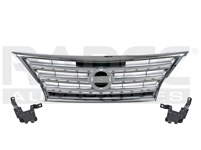 PARRILLA NS SENTRA 13-16 PLATA FILO CROMADO