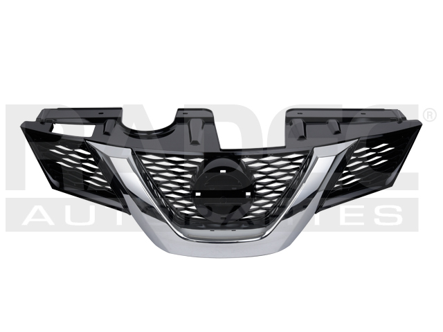 PARRILLA NS X-TRAIL 15-17 CROMADA S/SV/SL/ADVANCE/EXCLUSIVE/SENSE/ARMOR L4 4 CILINDROS 2.5L 5 PUERTAS