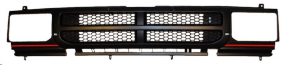 [204-2326-04] PARRILLA NS 720 92-93 D/PANAL BASE/DELUXE/SPORT TRUCK L4 4 CILINDROS 2.0/2.2/2.4/2.5L 2 PUERTAS