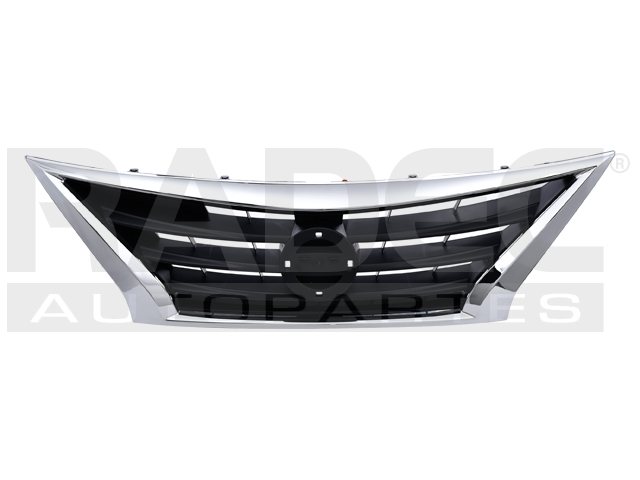 PARRILLA NS VERSA 15-19 NEGRA F/CROMADO EXCLUSIVE/DRIVE/ADVANCE/SENSE L4 4 CILINDROS 1.6L 4 PUERTAS