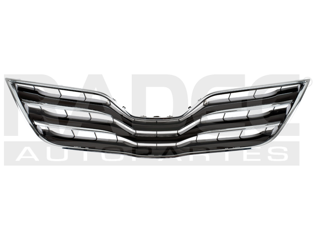 PARRILLA TY CAMRY 10-11 C/MOLDURAS CENTRALES CROMADAS F/CROMADO XLE