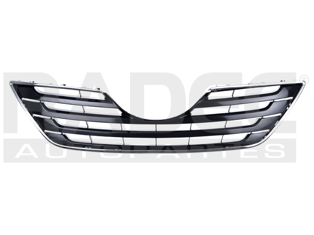 PARRILLA TY CAMRY 07-09 NEGRA F/CROMADO XLE L4/V6 4/6 CILINDROS 2.4/3.5L 4 PUERTAS