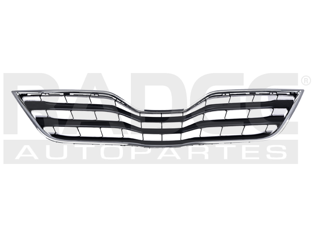 PARRILLA TY CAMRY 10-11 NEGRA F/CROMADO BASE/LE