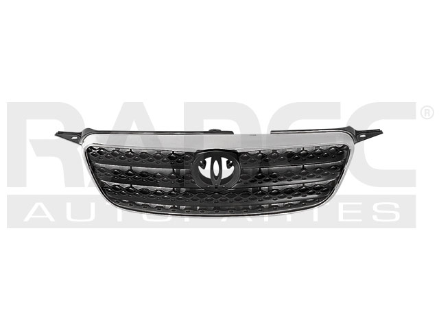 PARRILLA TY COROLLA 05-08 NEGRA C/MOLDURA CROMADA