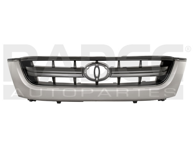 PARRILLA TY HILUX 02-04 GRIS S/BISELES