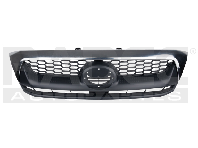 PARRILLA TY HILUX 09-11 GRIS C/MOLDURA CROMADA