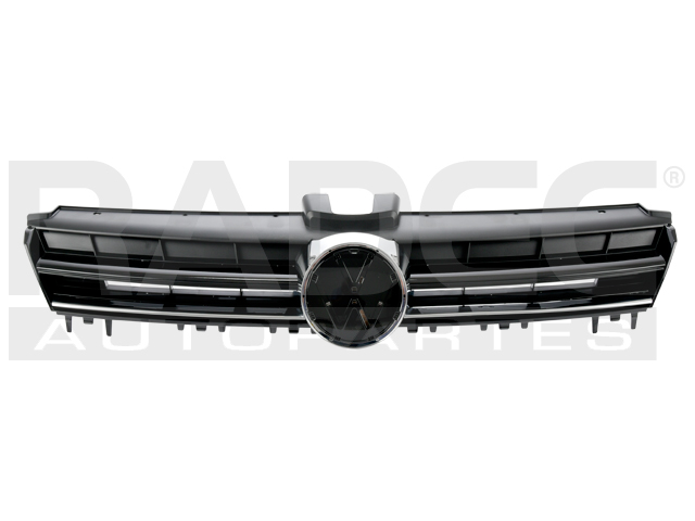 PARRILLA VW GOLF 15-16 F/CROMADO C/MOLDURA CROMADA