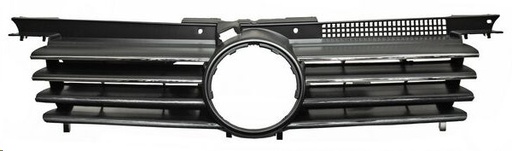 PARRILLA VW JETTA 99-07 NEGRA MATE C/MOLDURAS CROMADAS GL/GLS/GLX/TDI/VR6/SOCCER/EUROPA/COMFORTLINE L4/L5/V6 4/5/6 CILINDROS 1.8/1.9/2.0/2.5/2.8L 4 PUERTAS
