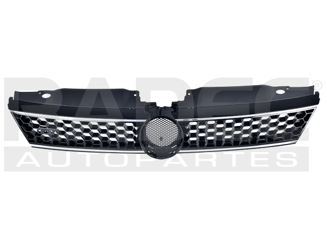 PARRILLA VW JETTA GLI 11-14 NEGRA BRILLANTE F/CROMADO L4 4 CILINDROS 2.0L 4 PUERTAS