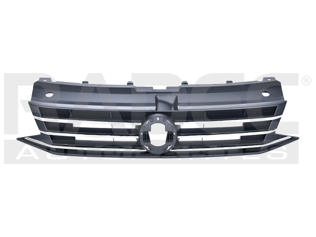 PARRILLA VW VENTO 16-20 F/CROMADO LINEA ANTERIOR COMFORTLINE/TDI COMFORTLINE/HIGHLINE/STARLINE L4 4 CILINDROS 1.5/1.6L 4 PUERTAS