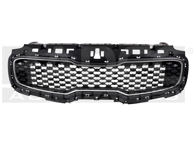 PARRILLA KI SPORTAGE 16-19 NEGRA MATE F/CROMAD0 LX L4 4 CILINDROS 2.0L 5 PUERTAS