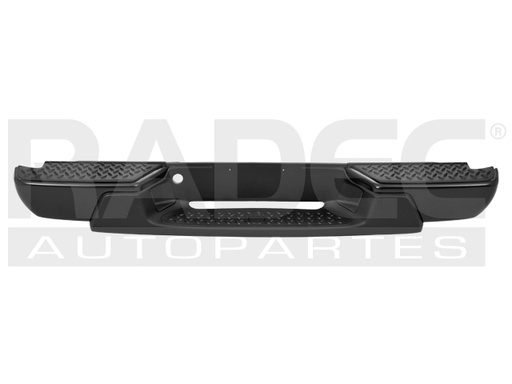 DEFENSA TRASERA CV COLORADO 04-07 NEGRA C/HULES LARGO 155 CMS ANCHO 23 CMS LS/LT/WT/SLE/Z71/Z85 4/5 CILINDROS 2.8/2.9/3.5/3.7L 2/4 PUERTAS (U.T.P.)