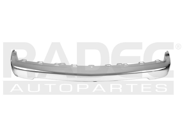 DEFENSA DELANTERA CV S-10 98-03 CROMADO S/BARRENO BASE/EXTREME/ZR2/LS/ZR5/LS/LT/LT/LTZ L4/V6 4/6CILINDROS 2.2/4.3L 2/4 PUERTAS (U.T.P.)