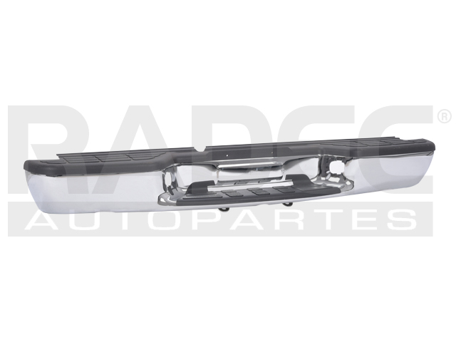 DEFENSA TRASERA CV S-10 98-04 CROMADA C/HULE (U.T.P.)