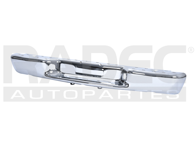 DEFENSA TRASERA CV S-10 98-04 CROMADA (U.T.P.)