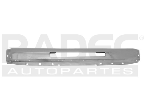 DEFENSA DELANTERA CV SILVERADO 07-13 C/HOYO CROMADA 1500/2500/LS/LT/Z71/SLE V6/V8 6/8 CILINDROS 4.0/4.3/5.3L 2/4 PUERTAS (U.T.P.)