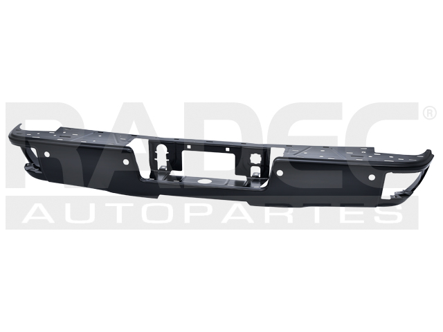 DEFENSA TRASERA CV SILVERADO 14-18 C/HOYO P/SENSOR S/HULES  P/PINTAR 1500/2500/LS/LT/LTZ/Z71/SLE/DENALI/ALL-TERRAIN V6/V8 6/8 CILINDROS 4.3/5.3L 2/4 PUERTAS