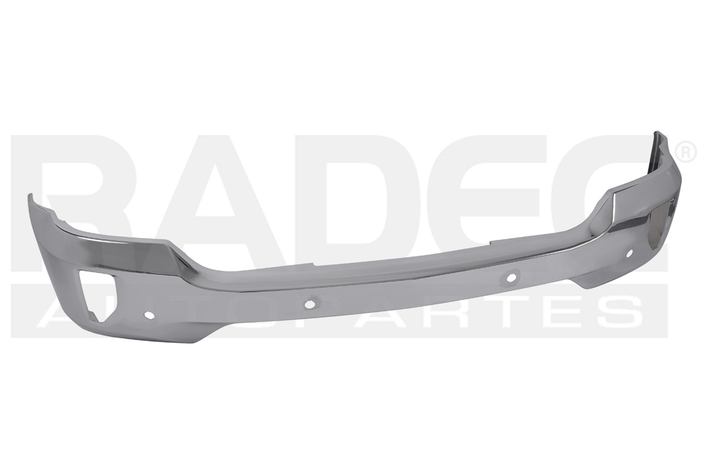 DEFENSA DELANTERA CV SILVERADO 16-18 C/HOYO P/FARO C/HOYO P/SENSOR CROMADA 1500/LS/LT/LTZ/WR/SSV/SLE/SLT/CUSTOM V6/V8 6/8 CILINDROS 4.3/5.3/6.2L 2/4 PUERTAS
