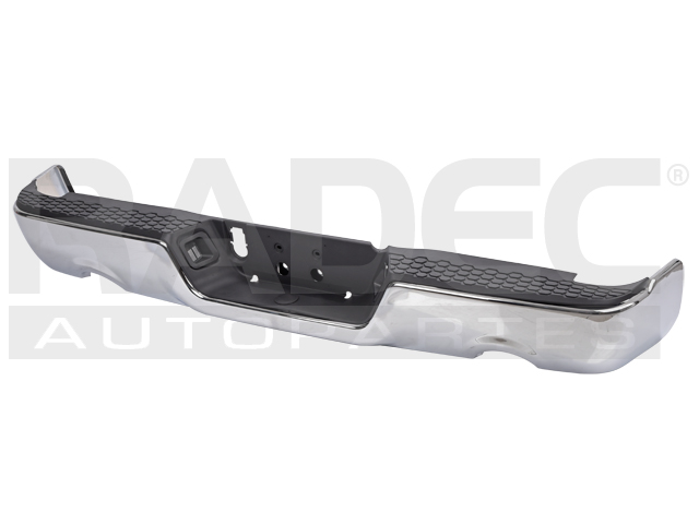 DEFENSA TRASERA DG RAM 09-18 CROMADA S/HOYO P/SENSOR P/2 ESCAPES
