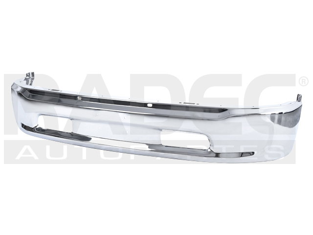 DEFENSA DELANTERA DG RAM 14-18 S/HOYO P/FARO S/HOYO P/SENSOR CROMADA