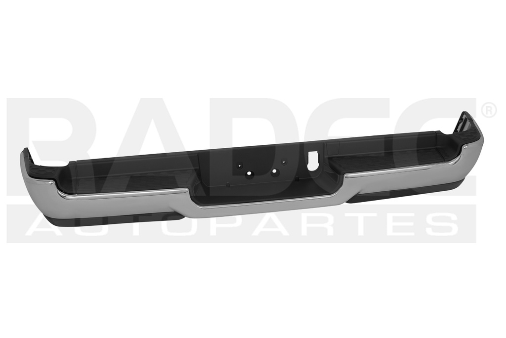 DEFENSA TRASERA DG RAM 19-23 LINEA NUEVA ESCAPE SENCILLO CROMADA