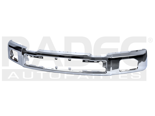 DEFENSA DELANTERA FD F-150 15-17 C/HOYO P/FARO CROMADA KING RANCH/LARIAT/LIMITED/PLATINIUM/SSV/XL/XLT