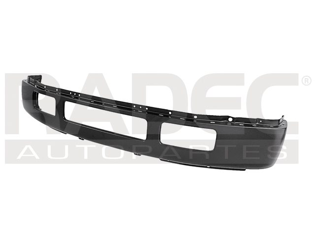 DEFENSA DELANTERA FD F-350/SUPER DUTY 05-06 NEGRA C/HOYO P/MOLDURA (U.T.P)