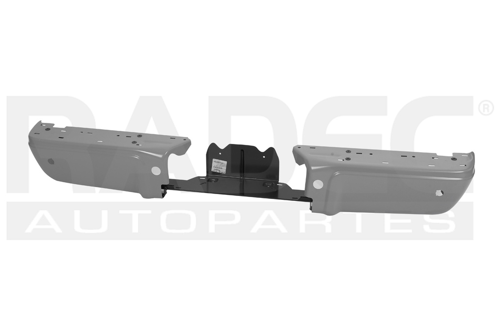 DEFENSA TRASERA FD SUPER DUTY 08-16 C/HOYO P/SENSOR S/HULES P/PINTAR