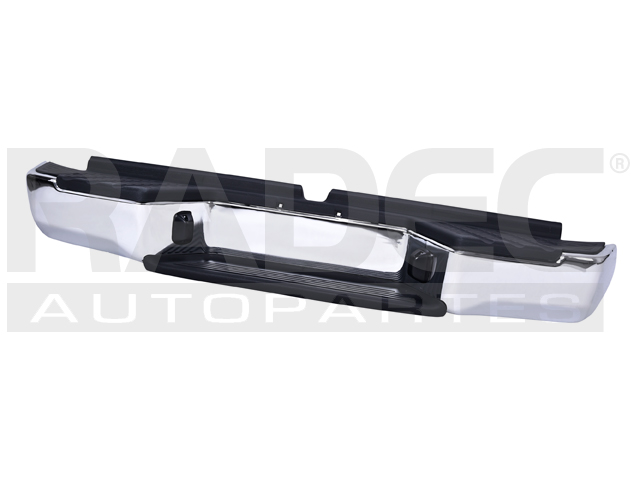 DEFENSA TRASERA NS FRONTIER 05-15 CROMADA C/HULES XE/SE/SC/SVE/LE/PRO-4X/NISMO OFF-ROAD L4/V6 4/6 CILINDROS 2.4/4.0L 2/4 PUERTAS (U.T.P)