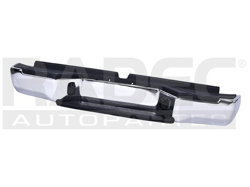 DEFENSA TRASERA NS FRONTIER 05-15 CROMADA C/HULES XE/SE/SC/SVE/LE/PRO-4X/NISMO OFF-ROAD L4/V6 4/6 CILINDROS 2.4/4.0L 2/4 PUERTAS (U.T.P)