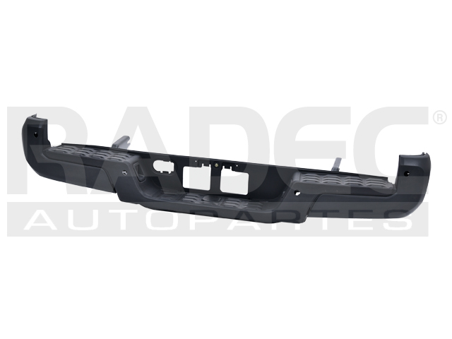 DEFENSA TRASERA TY TACOMA 16-23 C/HOYO P/SENSOR C/HULE S/TIRON P/PINTAR 4X2/4X4/TRD/SPORT/EDICION ESPECIAL V6 6 CILINDROS 3.5L 4 PUERTAS