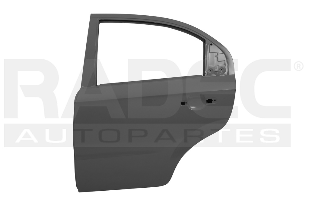 PUERTA TRASERA CV AVEO 08-18 LINEA ANTERIOR LS/LT/LTZ L4 4 CILINDROS 1.6L 4 PUERTAS IZQ