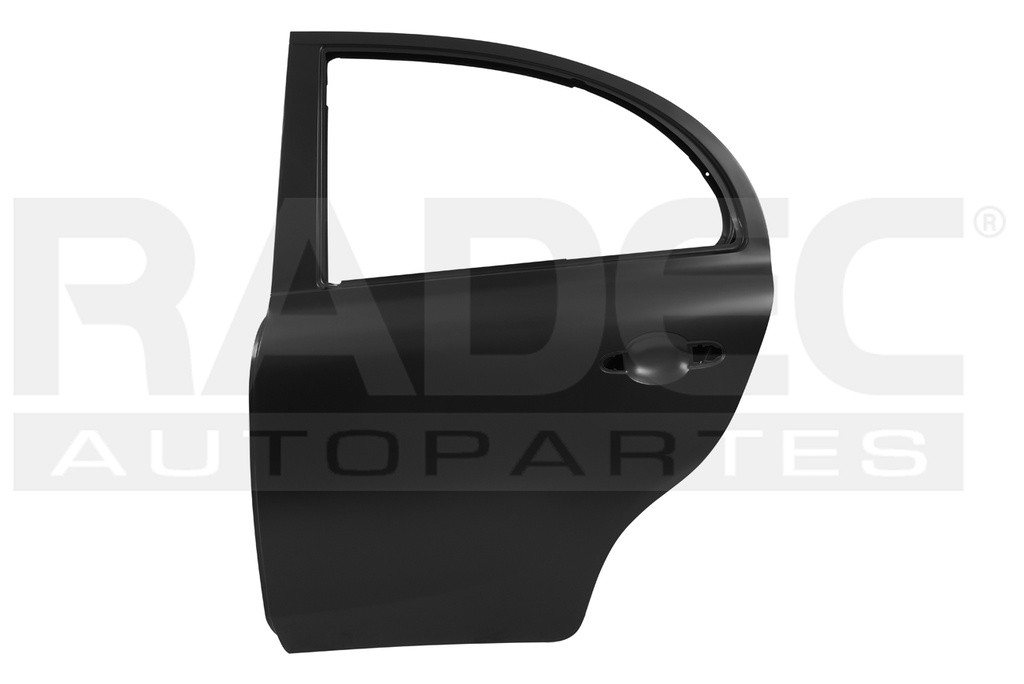 PUERTA TRASERA NS MRCH 12-20 SR/SENSE/ACTIVE/ADVANCE/EXCLUSIVE L4 4 CILINDROS 1.6L 5 PUERTAS IZQ