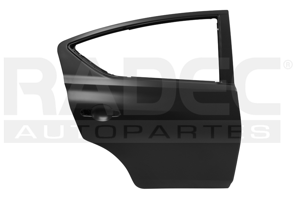 PUERTA TRASERA NS VERSA 12-19 DRIVE/SENSE/ADVANCE/EXCLUSIVE L4 4 CILINDROS 1.6L 4 PUERTAS DER