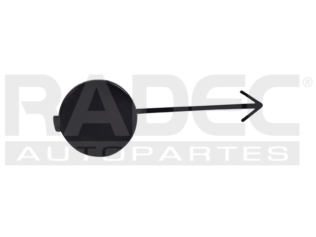 TAPA REMOLQUE DELANTERA VW JETTA BICENTENARIO 11-14 TDI/COMFORTLINE/HIGHLINE/SPORT/STYLE L4 4 CILINDROS 2.0L 4 PUERTAS