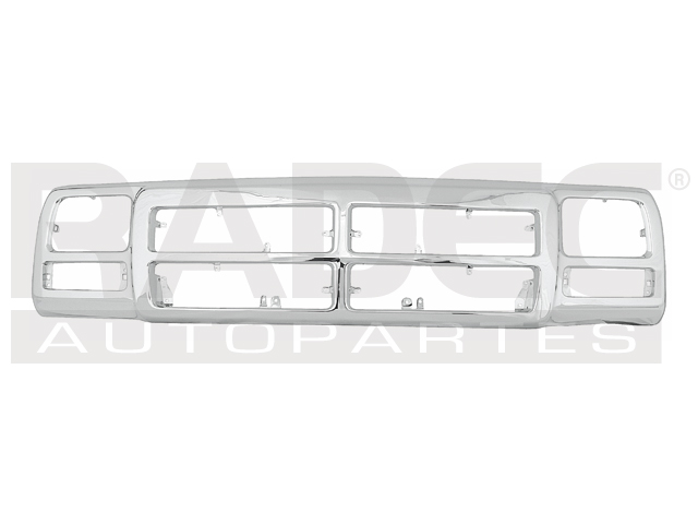 MARCO DE PARRILLA DG RAM 92-93 CROMADO