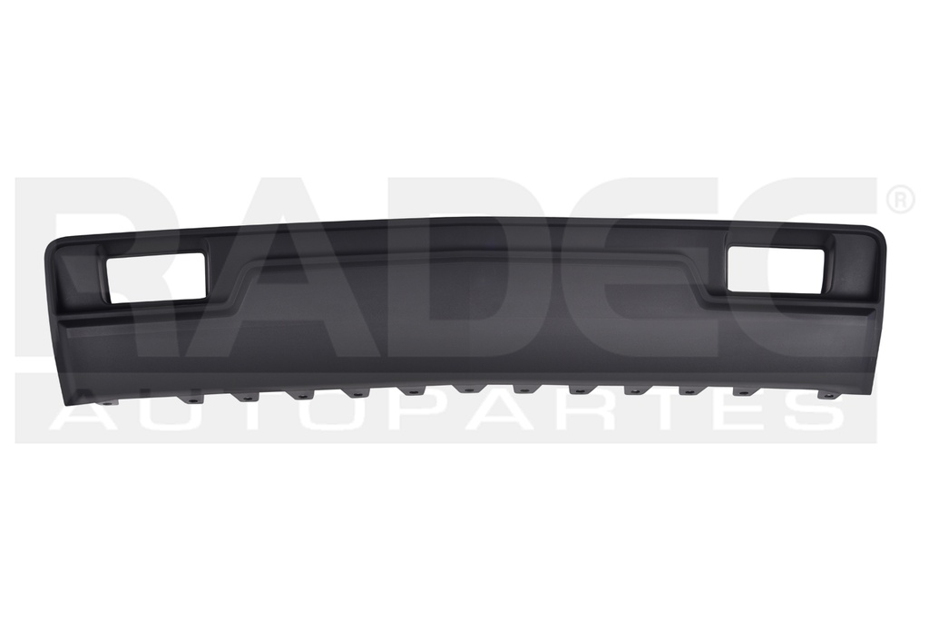 HULE DEFENSA DELANTERA CV SILVERADO 14-15 INFERIOR CENTRAL C/HOYO P/GANCHO CON TRACCION 4X4 1500/2500/LS/LT/LTZ V6/V8 6/8 CILINDROS 4.3/5.3L 2/4 PUERTAS