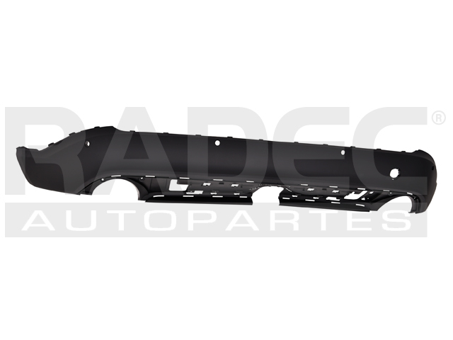 SPOYLER TRASERO FD EDGE 15-18 S/HOYO P/SENSOR C/HOYO P/TIRON C/HOYO P/GANCHO GRIS TITANIUM/SEL/SE