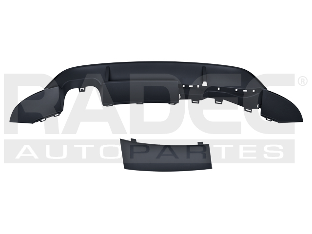 SPOYLER TRASERO VW POLO GTI 15-17 2 PIEZAS L4 4 CILINDROS 1.8L 3 PUERTAS