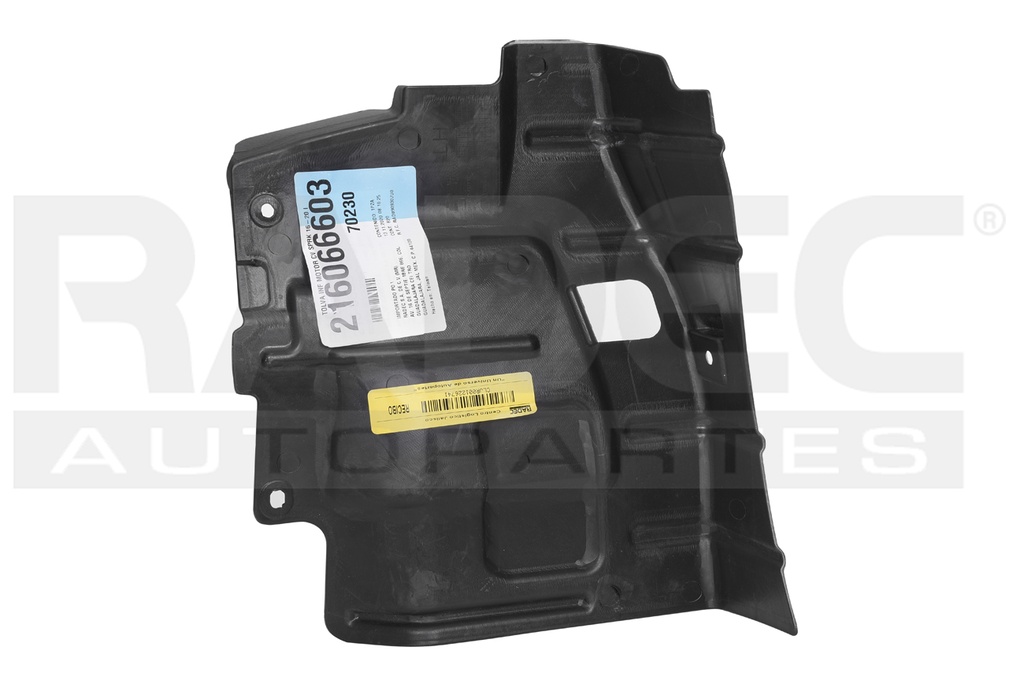 TOLVA INFERIOR MOTOR CV SPARK 16-21 LS/LT/LZ/ACTIVE L4 4 CILINDROS 1.4L 5 PUERTAS IZQ